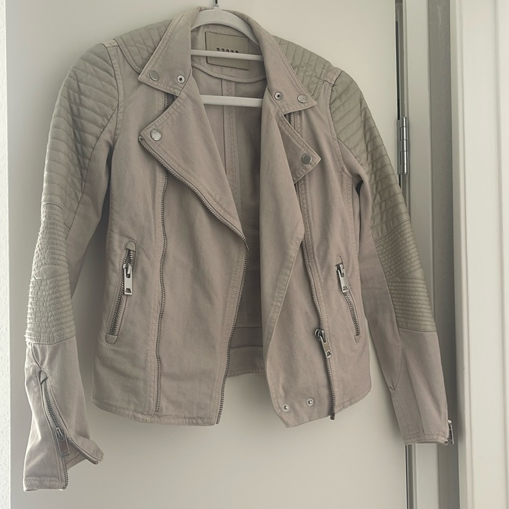 Grey Moto Jacket
